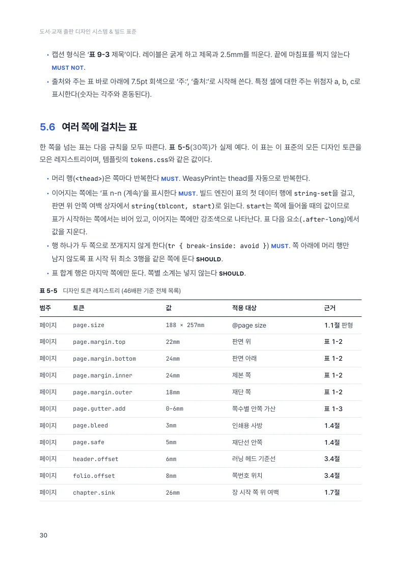 긴 표