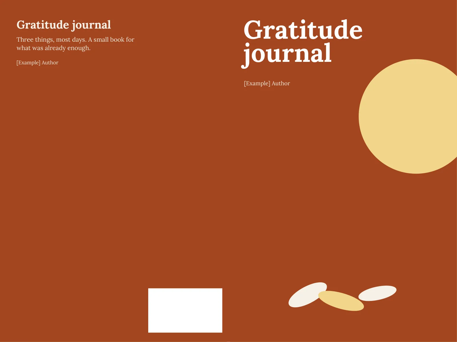 Cover wrap (back · spine · front)