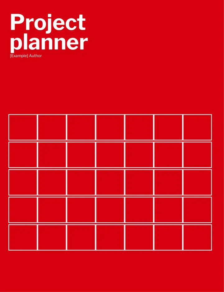 Project planner