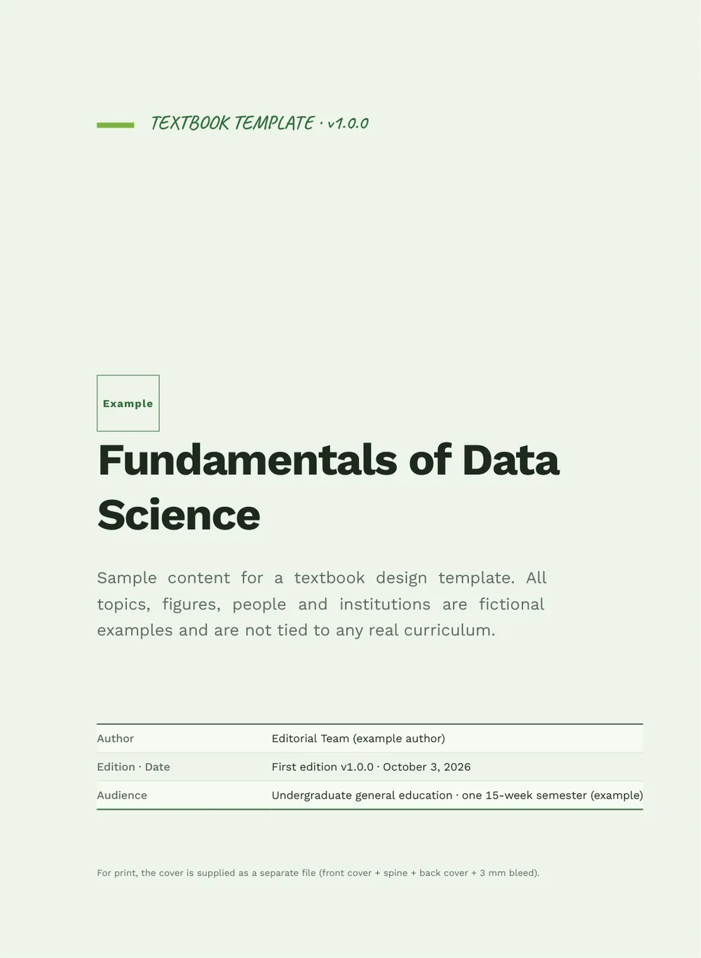 Field Notes Science — Cover
