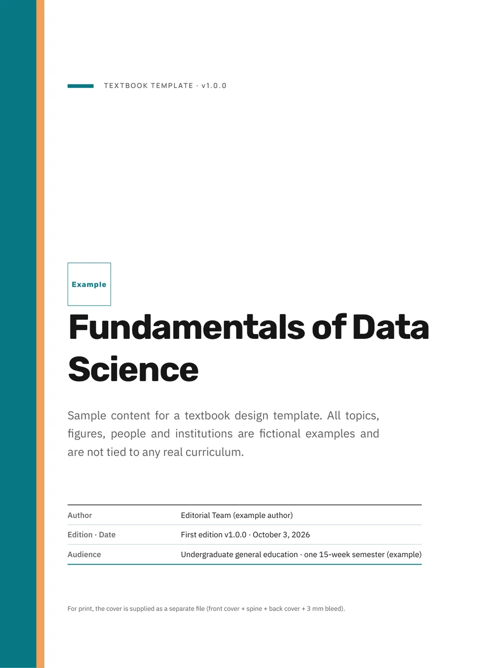 Teal Foundations — Cover