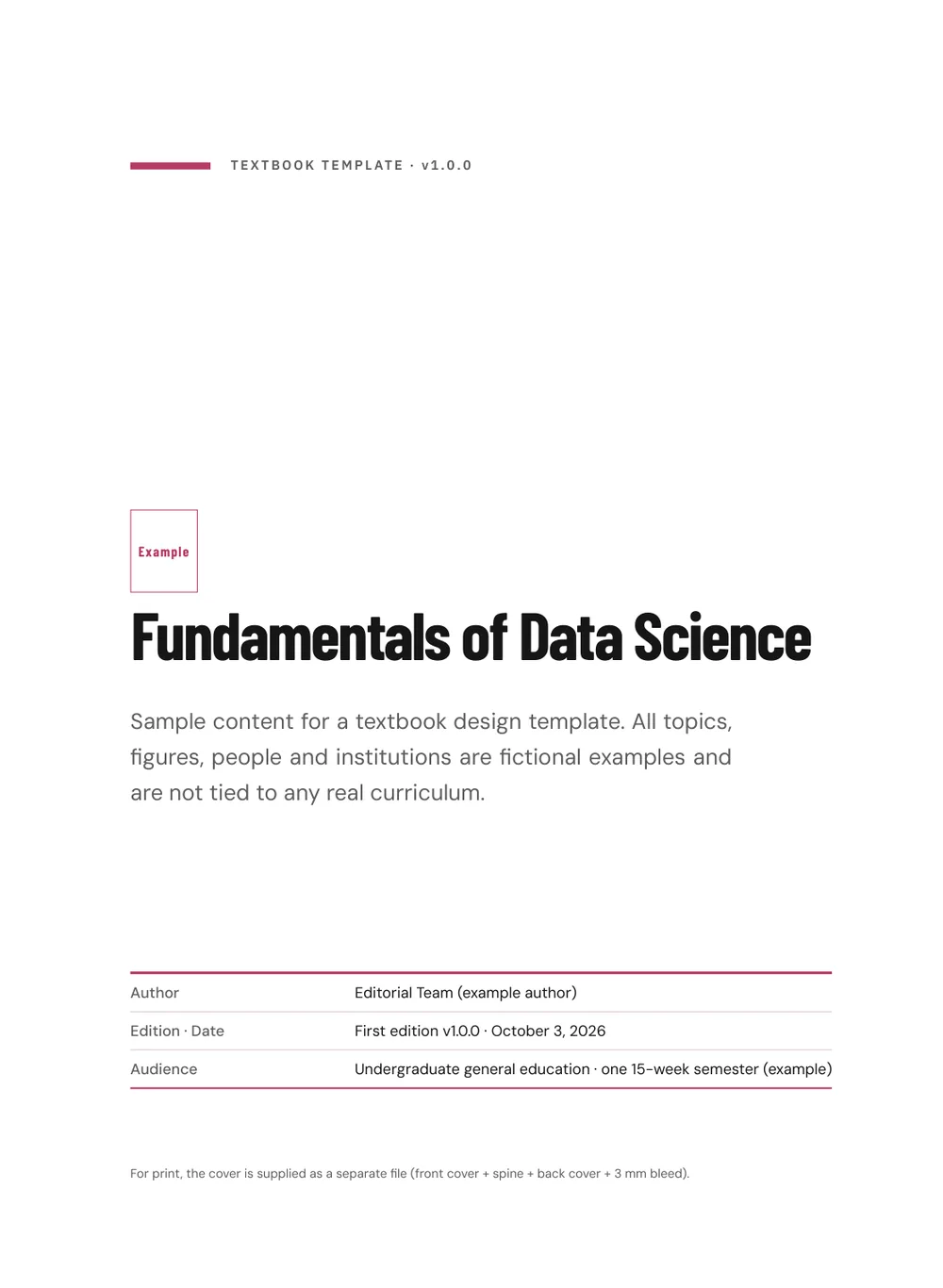 Web Frontend — Cover