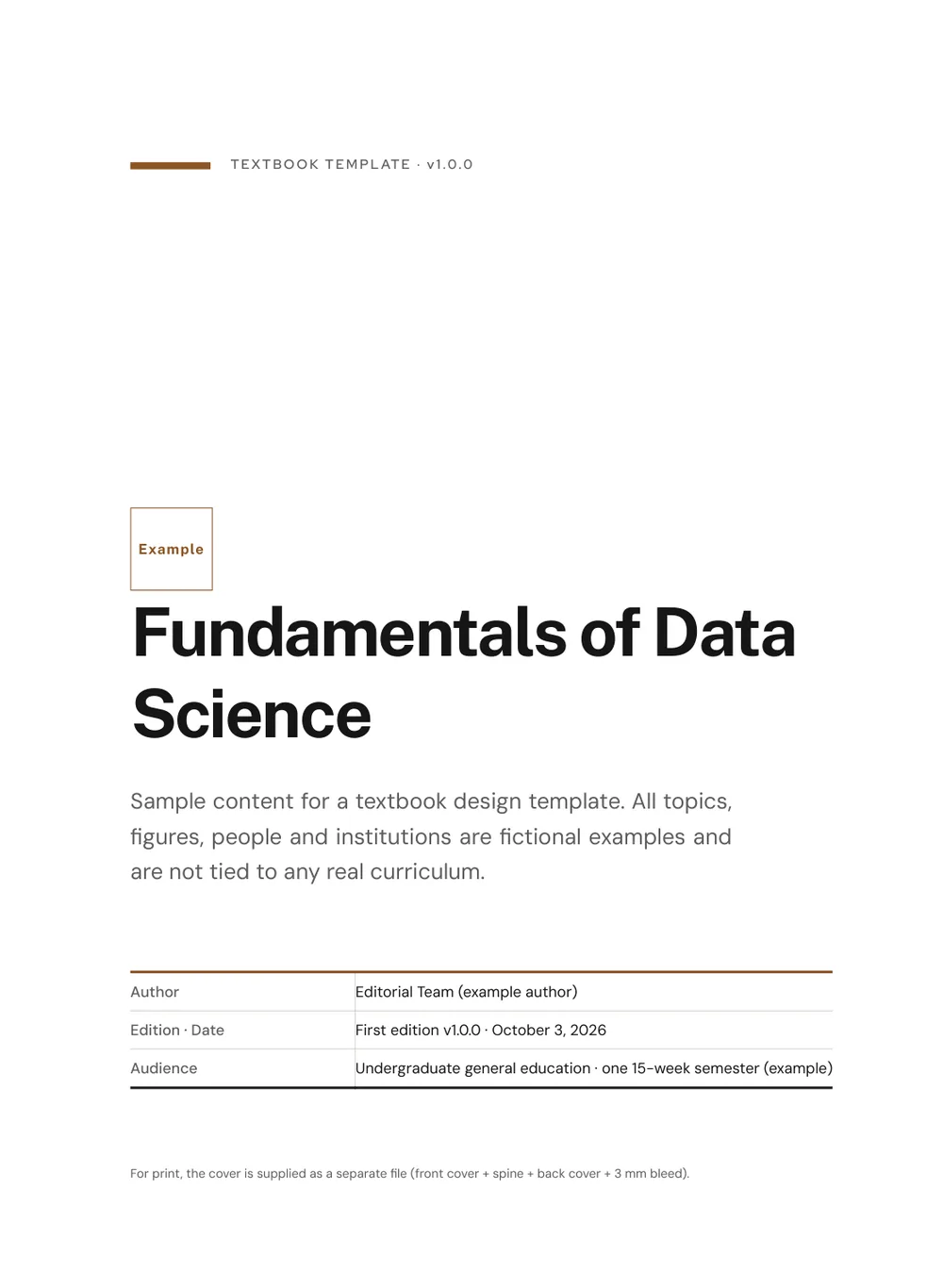 Earth Science — Cover