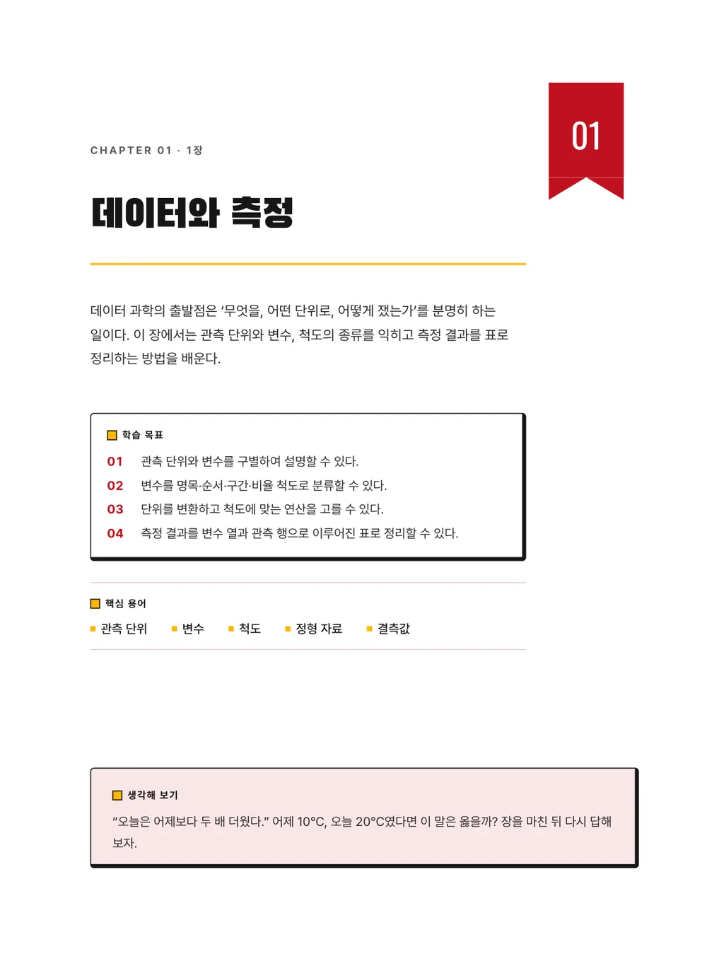 합격 레드 — 장 표제지