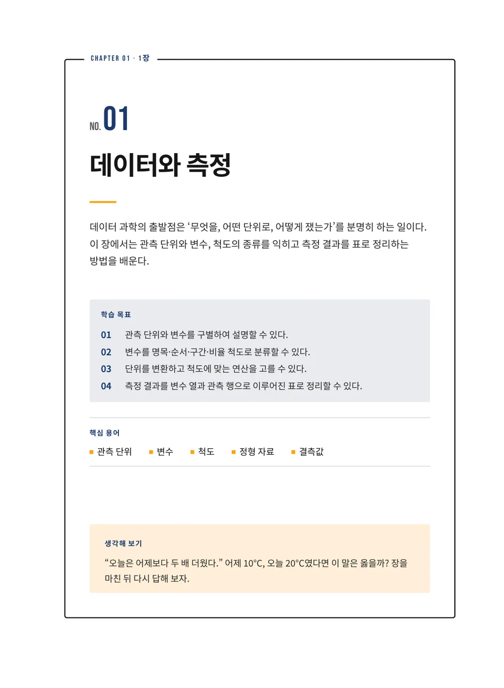 남색 기출 — 장 표제지