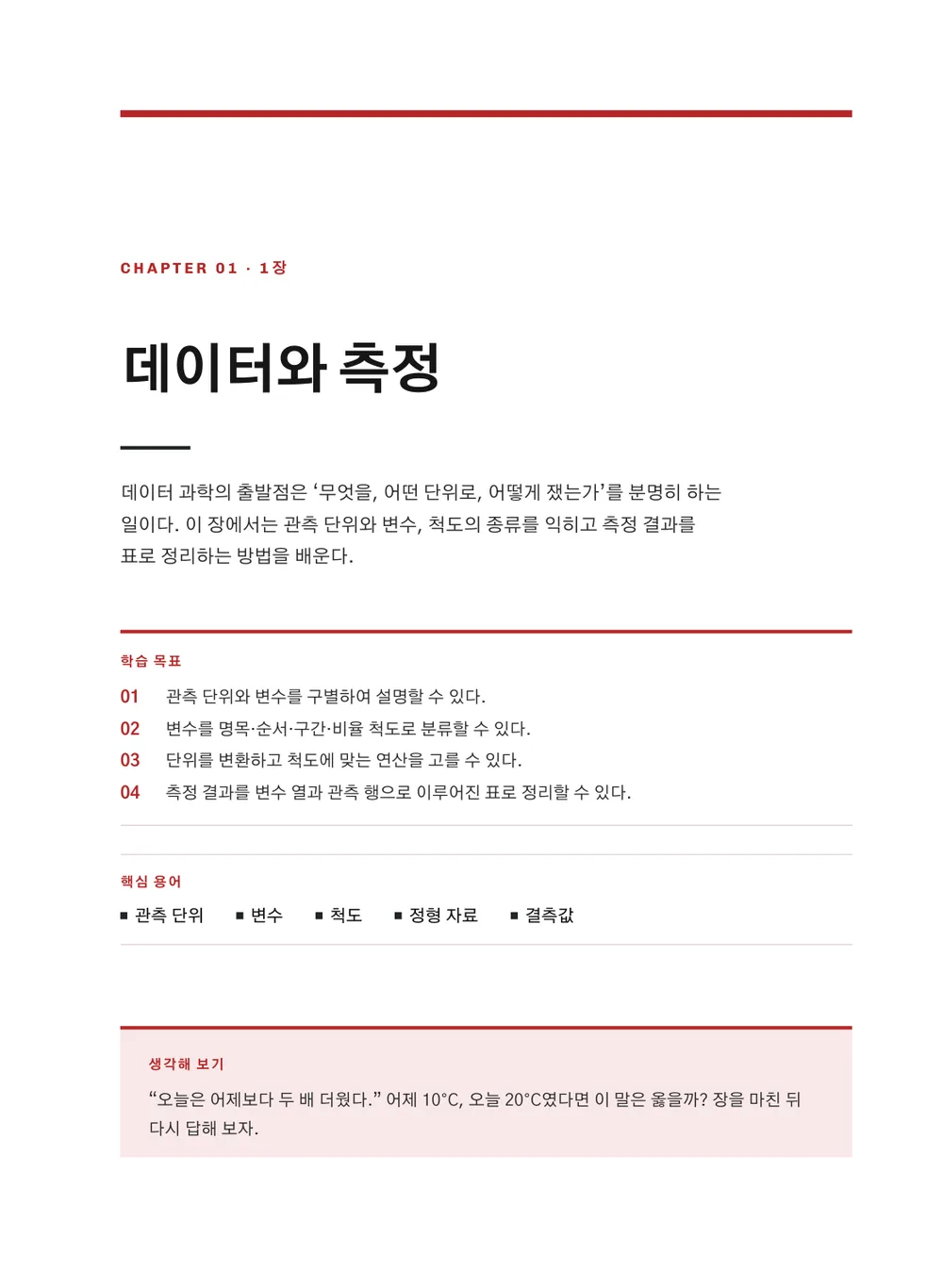 보안 — 장 표제지