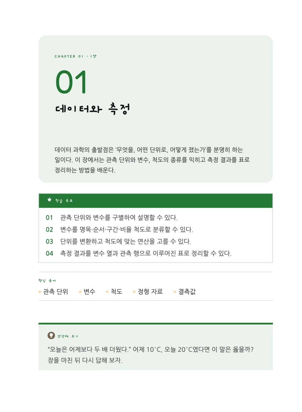 숲속 친구 — 장 표제지