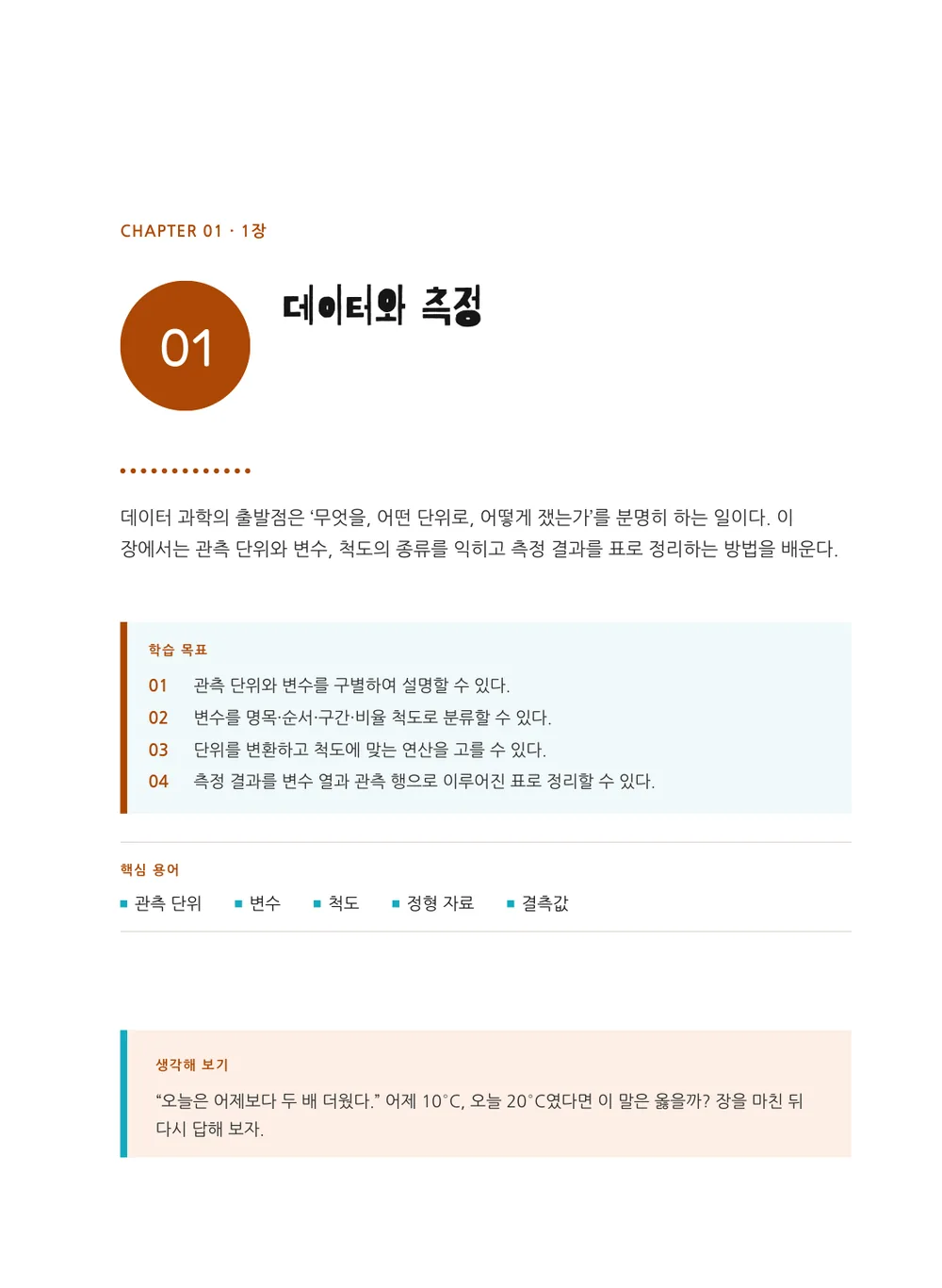 방학 숙제 — 장 표제지